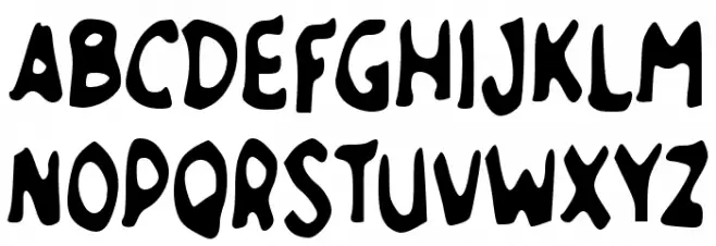 Children Kids Font Litere mari