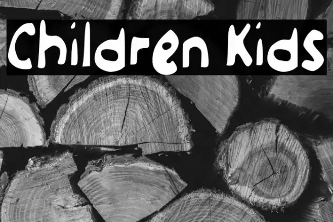 Children Kids Font examples