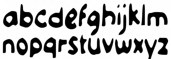 Children Kids Caratteri MINUSCOLO