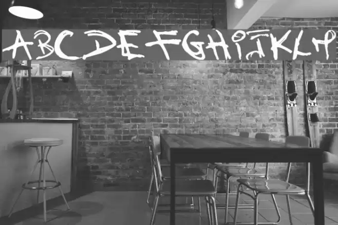 Children Once Where Font examples