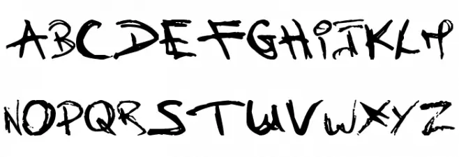 Children Once Where Font LOWERCASE