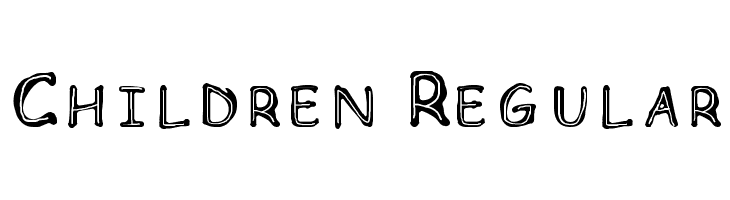 Children Regular  Free Fonts Download