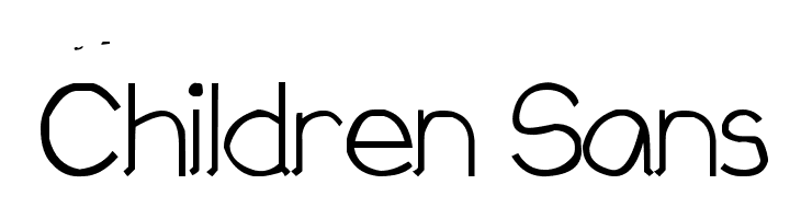 Children Sans Fonte