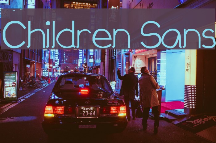Children Sans Font examples