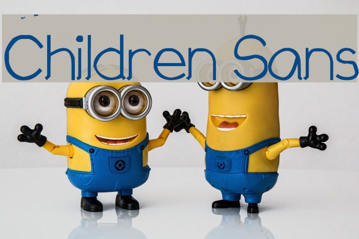 Children Sans Font examples