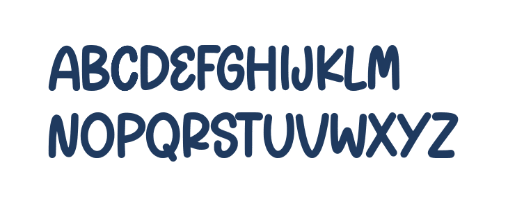 Children Sticker Regular Uppercase