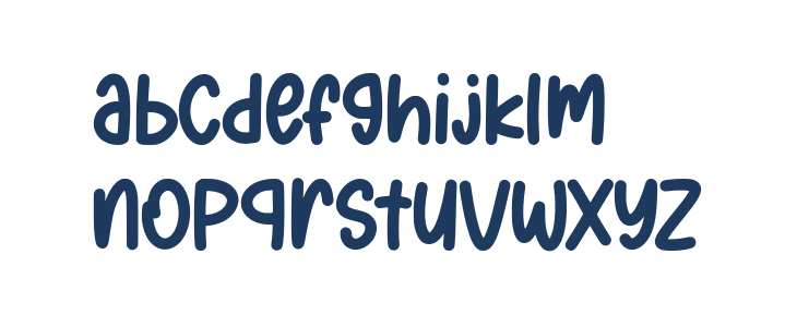 Children Sticker Regular Lowercase
