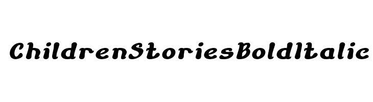 Children Stories Bold Italic  لخطوط تنزيل