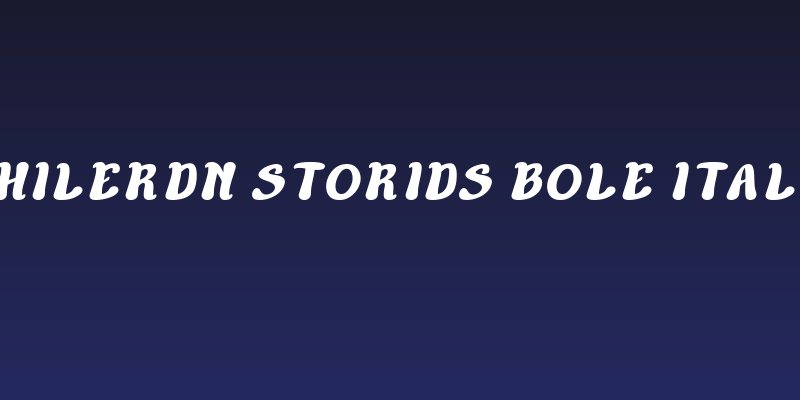 Children Stories Bold Italic Social Header
