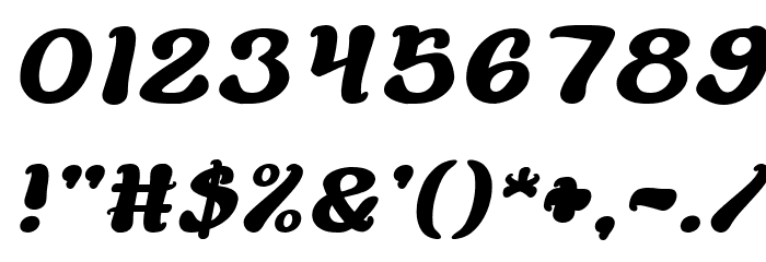 Children Stories Italic Font OTHER CHARS