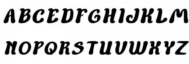 Children Stories Italic フォント 大文字