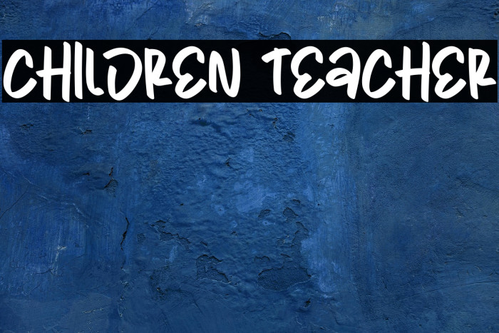 Children Teacher Example 1