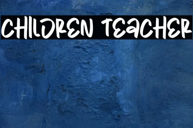 Children Teacher Example 1