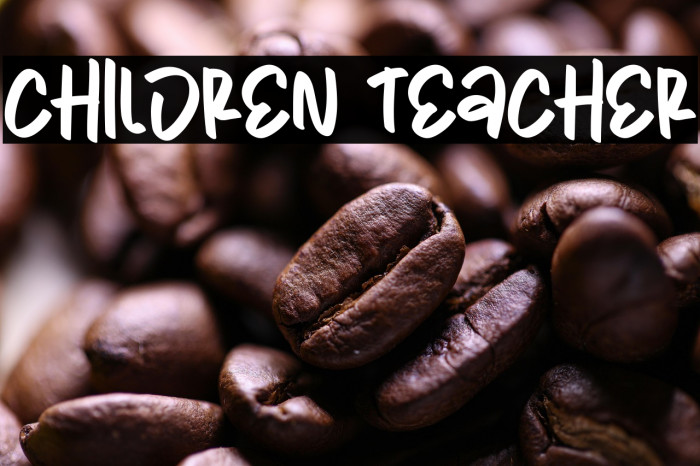 Children Teacher Example 2