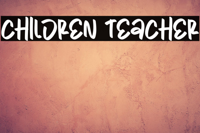 Children Teacher Example 3