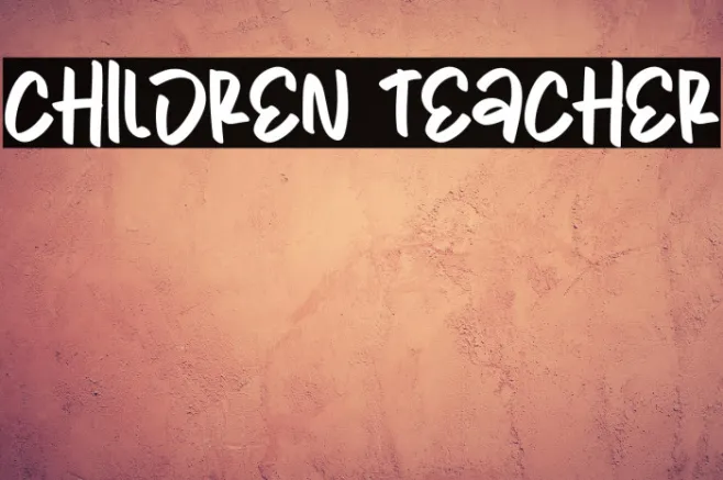 Children Teacher Example 3