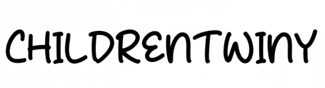 Children Twiny  Frei Schriftart Herunterladen