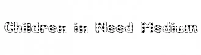 Children in Need Medium  नि: शुल्क फ़ॉन्ट्स डाउनलोड