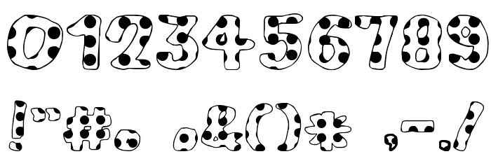 Children in Need Medium Font OTHER CHARS