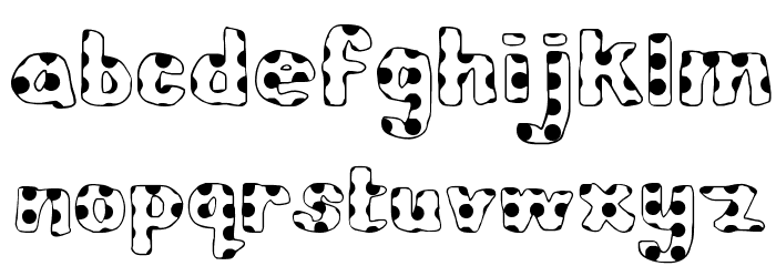 Children in Need Medium Font LOWERCASE