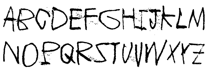 Children of the revolution Schriftart Kleinbuchstaben