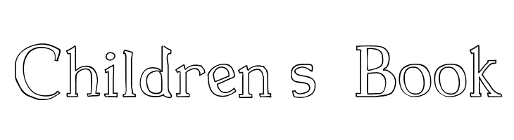 Children s Book Font