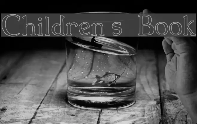 Children s Book フォント examples