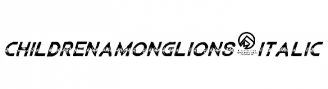 ChildrenAmongLions-Italic  font caratteri gratis