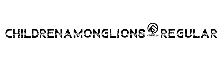 ChildrenAmongLions-Regular  baixar fontes gratis