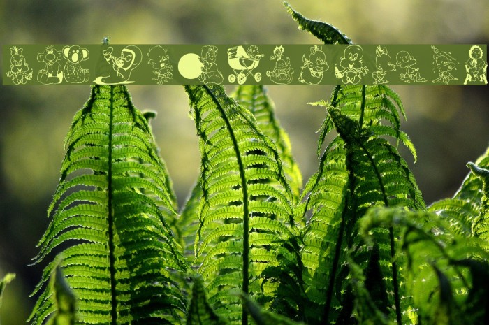 ChildrenBats Font examples