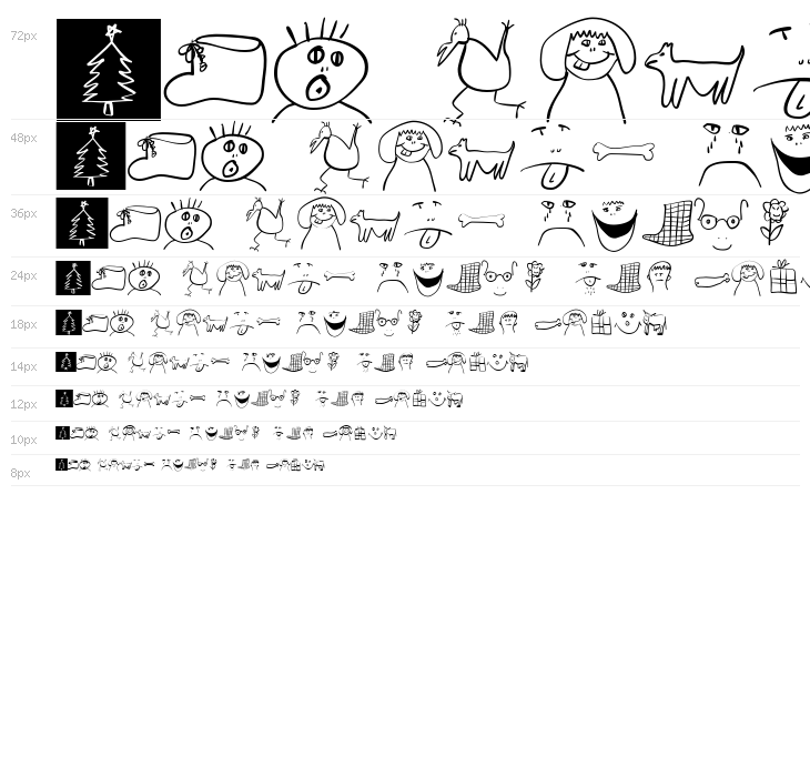 ChildrenDingbats Waterfall