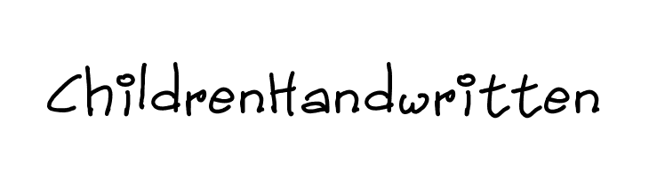 ChildrenHandwritten  Descarca Fonturi Gratis