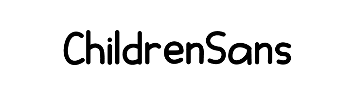 ChildrenSans  Скачать бесплатные шрифты