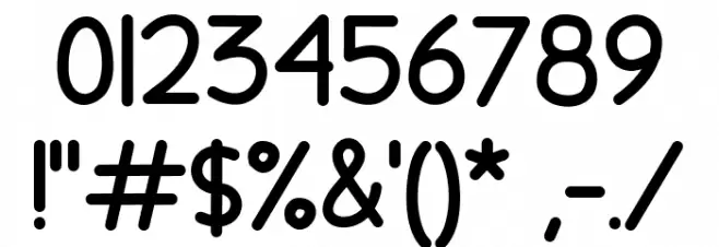 ChildrenSans Font OTHER CHARS