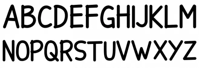 ChildrenSans Schriftart Groß