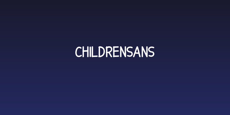ChildrenSans Social Header