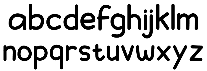 ChildrenSans Font LOWERCASE