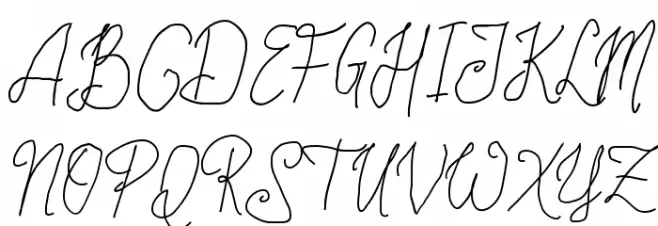 ChildrenSignature Font Litere mari