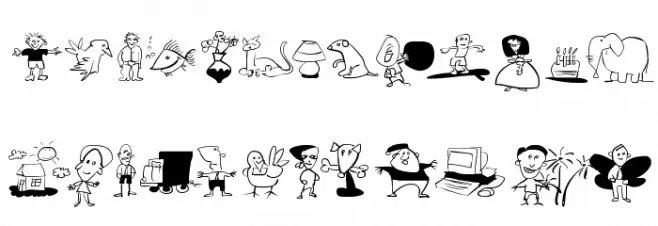 ChildrenSketchings Fonte MAIÚSCULAS