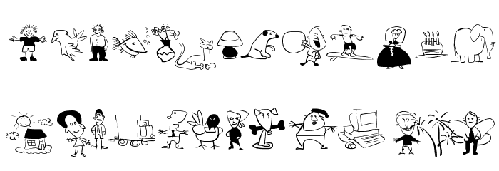 ChildrenSketchings لخطوط تنزيل صغيرة
