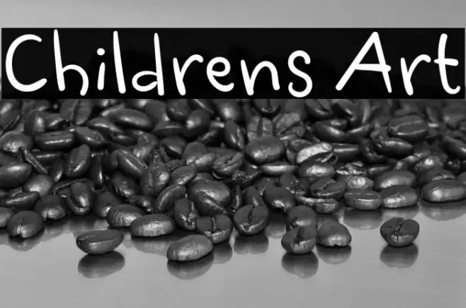 Childrens Art Font examples