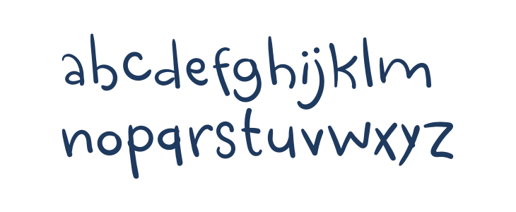 Childrens Art Lowercase