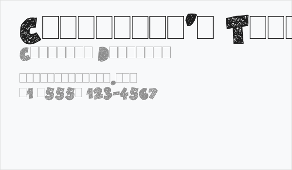 Children's Theater Business Card