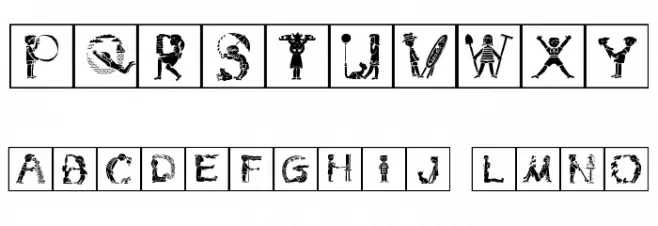 ChildrensAlphabet Font OTHER CHARS