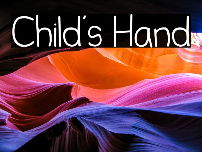 Child's Hand Example 1