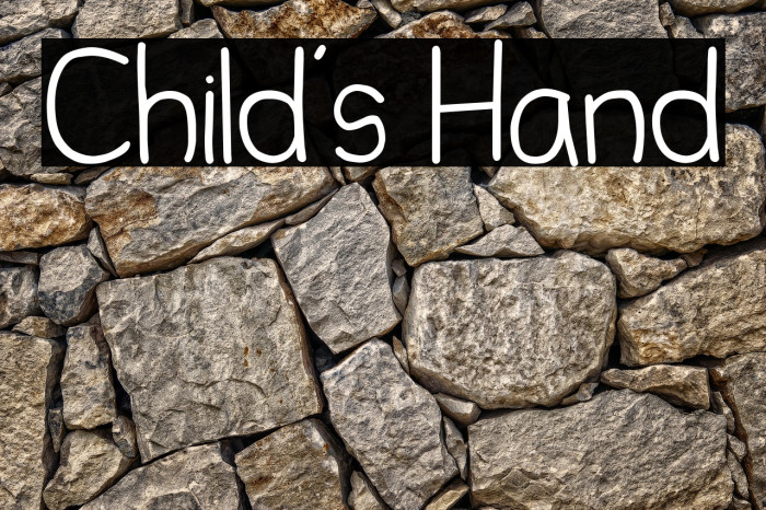 Child's Hand Example 3