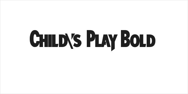 Child's Play Bold Logo