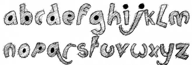 Childs Play Font UPPERCASE