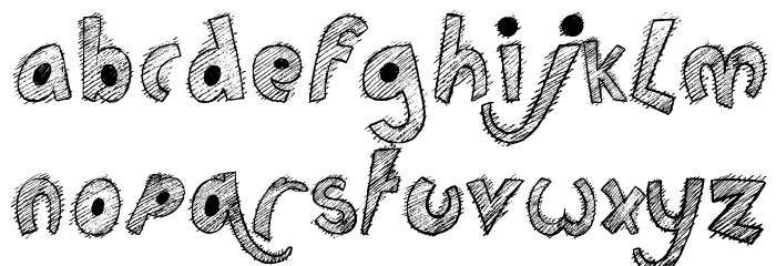 Childs Play Font LOWERCASE