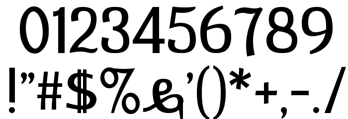 Childs Sans Font OTHER CHARS